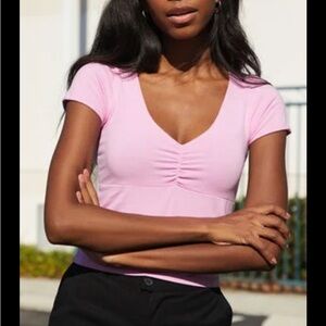 John Galt Gina pink shirt XS